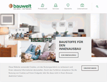 Tablet Screenshot of bauwelt.eu